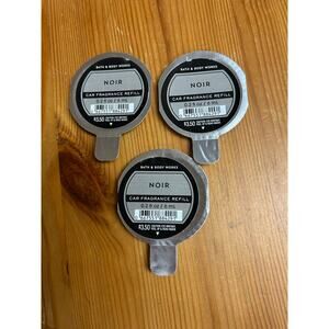 NEW Bath & Body Works Noir Car Fragrance Refill Bundle of 3 Scent Portable